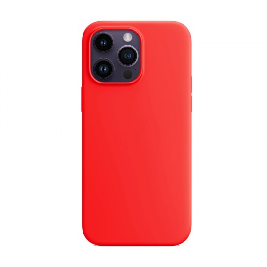 Capa Silicone Apple Iphone 16 Pro Max Vermelho