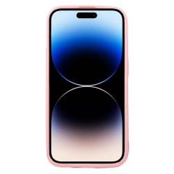 Capa Silicone Gel Apple Iphone 16 Pro Max Rosa Clara 3d Camera