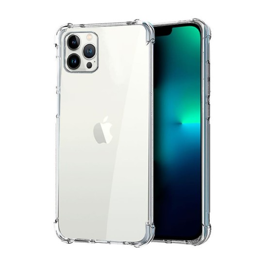 Apple Iphone 13 6.1" Transparent Anti-Shock Hard Silicone Case