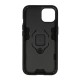 Funda De Silicona Antigolpes Armor Carbon Apple Iphone 14 Negro Ring Armor