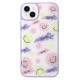 Funda De Silicona Dura Apple Iphone 14 Plus Lila Smile