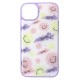 Apple Iphone 14 Plus Lilac Smile Hard Silicone Case