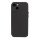 Apple Iphone 14 Black Silicone Hard Case With Camera Protector