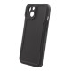 Apple Iphone 14 Black Silicone Hard Case With Camera Protector