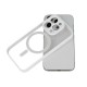 Apple Iphone 13 Pro Max White Magsafe Hard Silicone Case With Camera Protector