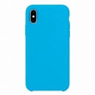 Capa De Silicio Duro Apple Iphone Xs Azul