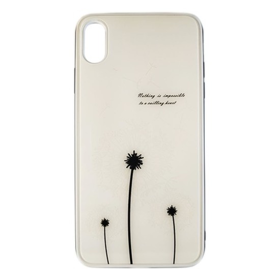 Funda De Silicona Dura Con Diseño De Flor Vennus Apple Iphone Xs Max Blanco Diente De León