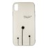 Capa Silicone Dura Com Desenho Flor Vennus Apple Iphone Xs Max Branco Dentes De Leao