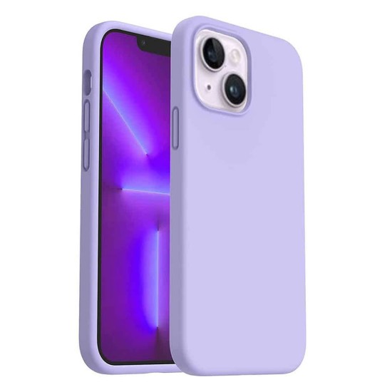 Apple Iphone 14 Lilac Robust Silicone Gel Case