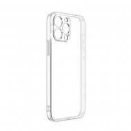 Capa Silicone Gel Apple Iphone 14 Pro Transparente Com Protetor De Câmera