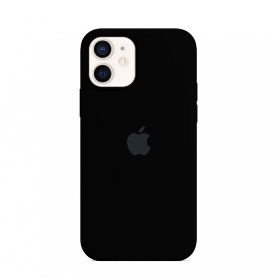 Apple Iphone 12 Mini Funda de Gel de Silicona Negra Premium 