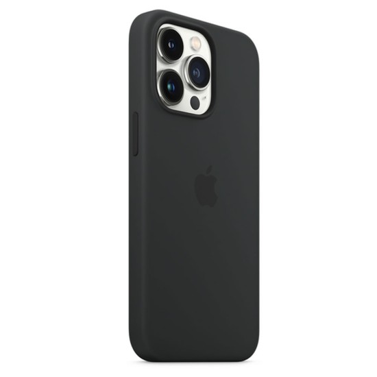 Funda De Gel De Silicona Apple Iphone 13 Pro Negro Premium