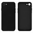 Funda De Gel De Silicona Apple Iphone 7/8/Se 2020 Negro Con Protector De Cámara