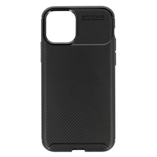 Apple Iphone 11 Black Auto Focus Vennus Carbon Silicone Gel Case