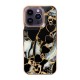 Funda De Gel De Silicona Apple Iphone 14 Plus Negro Con Tira De Mano Design 1