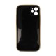 Apple Iphone 11 Black Silicone Gel Case With Camera Protector And Chain Design 3