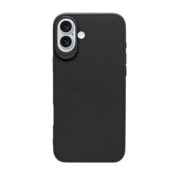 Capa Silicone Gel Apple Iphone 16 Plus Preto 3d Camera