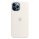 Funda De Gel De Silicona Apple Iphone 13 Pro Blanco Premium