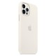 Funda De Gel De Silicona Apple Iphone 13 Pro Blanco Premium