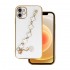 Funda De Silicona Gel Apple Iphone 11 Blanco Con Protector De Cámara Y Tira De Mano Design 3