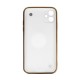 Funda De Silicona Gel Apple Iphone 11 Blanco Con Protector De Cámara Y Tira De Mano Design 3