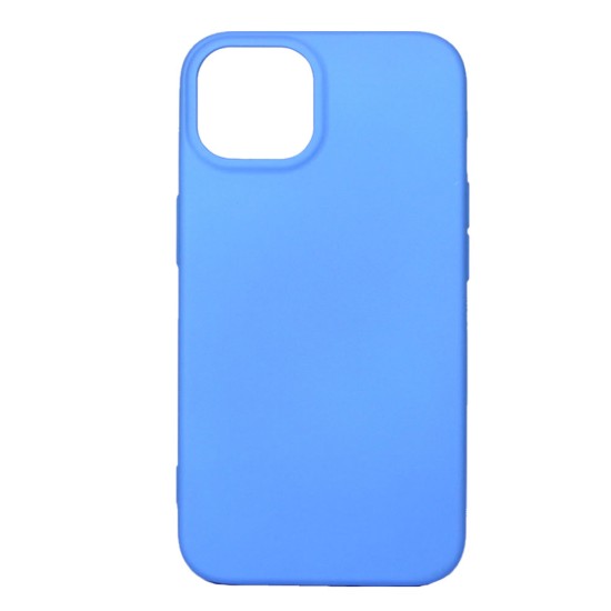 Funda De Gel De Silicona Apple Iphone 14 Azul Robusta