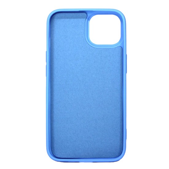 Capa Silicone Gel Apple Iphone 14 Azul Robusta