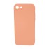 Funda De Gel De Silicona Apple Iphone 7/ 8/ Se 2020 Rosa Con Protector De Cámara