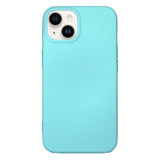 Funda De Gel De Silicona Apple Iphone 14 Plus Verde Turquesa Robusta