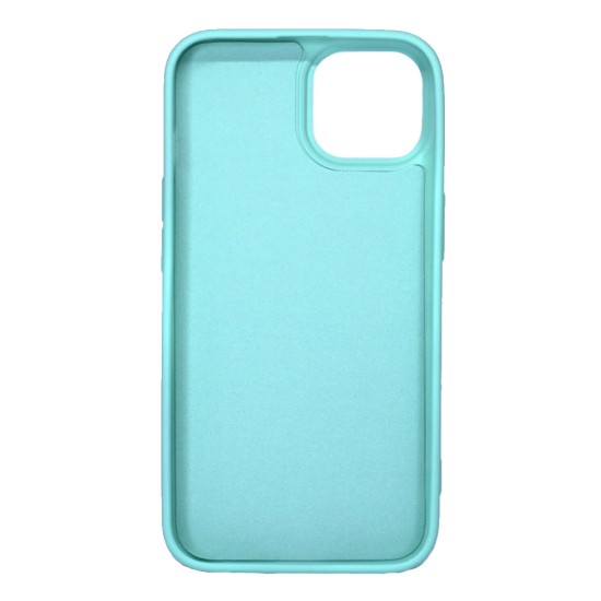 Capa Silicone Gel Apple Iphone 14 Plus Verde Turquesa Robusta