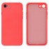 Funda De Gel De Silicona Apple Iphone 7/ 8/ Se 2020 Roja Con Protector De Cámara