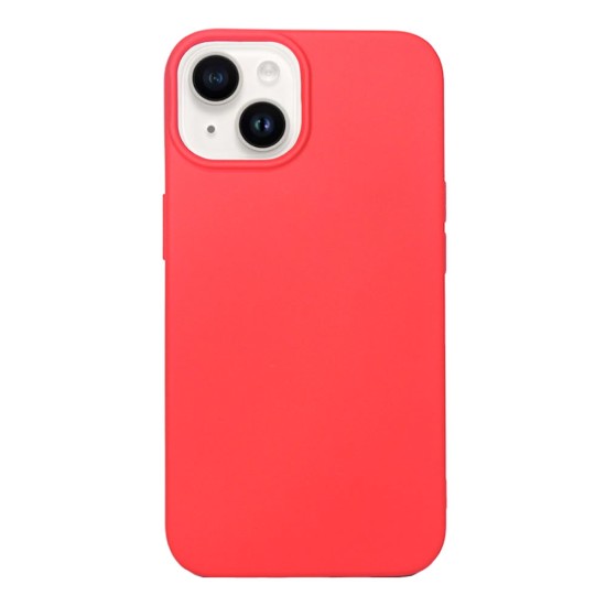 Funda De Gel De Silicona Apple Iphone 14 Roja Robusta