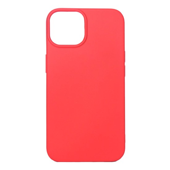 Funda De Gel De Silicona Apple Iphone 14 Roja Robusta