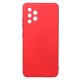 Funda De Gel De Silicona Samsung Galaxy A32 4G/A325 Roja Robusta Con Protector De Cámara