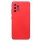 Funda De Gel De Silicona Samsung Galaxy A32 4G/A325 Roja Robusta Con Protector De Cámara