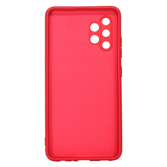 Samsung Galaxy A32 4G/A325 Red Robust Silicone Gel Case With Camera Protector