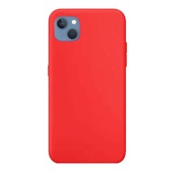 Funda De Gel De Silicona Apple Iphone 14 Rojo Robusta