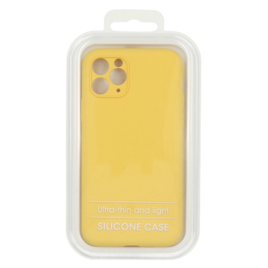 Capa Silicone Gel Apple Iphone 13 Pro Max Amarelo Ultra Thin