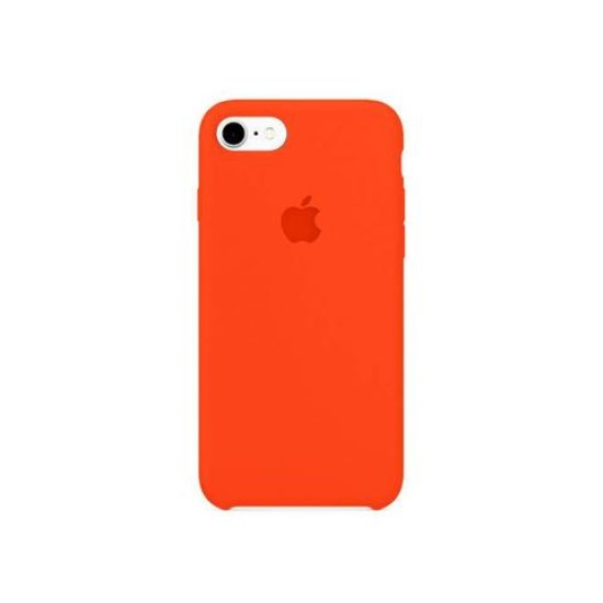 Capa Silicone Gel Apple Iphone 7/8/ Se 2020 Laranja Premium