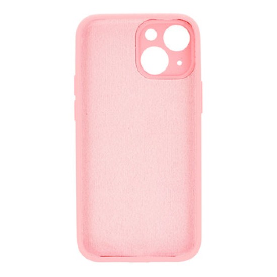 Capa Silicone Gel Apple Iphone 13 Rosa Clara Ultra Thin