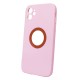 Capa Silicone Gel Apple Iphone 11 Rosa Clara Com Protetor De Câmera Robusta