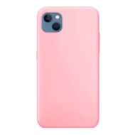 Funda De Gel De Silicona Apple Iphone 14 Rosa Clara Robusta