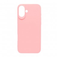 Capa Silicone Gel Apple Iphone 16 Rosa Clara 3d Camera