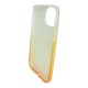 Funda De Gel De Silicona Apple Iphone 13 Dorado Glitter