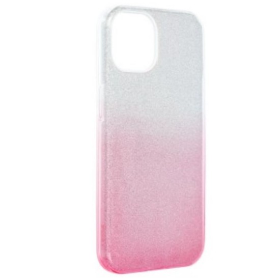 Funda De Gel De Silicona Apple Iphone 13 Pro Max Rosa Glitter