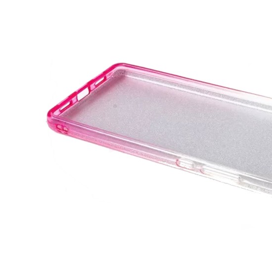 Apple Iphone 13 Pink Glitter Silicone Gel Case