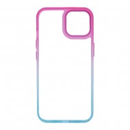 Funda De Gel De Silicona Bumper Apple Iphone 14 Azul Claro Gradiente Elektro