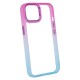 Capa Silicone Gel Bumper Apple Iphone 14 Azul Claro Gradiente Elektro