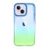 Apple Iphone 14 Plus Gradient Blue Green Bumper Silicone Gel Case Elektro