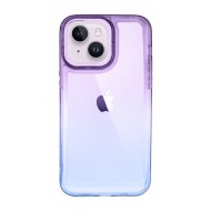 Apple Iphone 14 Plus Gradient Purple Blue Bumper Silicone Gel Case Elektro